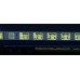 HMC1006 Εσωτερικός φωτισμός σε 1οροφα επιβατικά βαγόνια Μärklin με LEDοταινία ψυχρού  λευκού φωτός και  μαγνητικά αγώγιμα couplers 